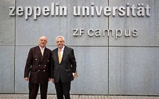 ZU: HE Hans-Peter Knudsen Quevedo and Prof Dr Josef Wieland