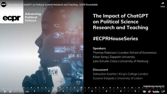 The Impact of ChatGPT on political science research and teaching
