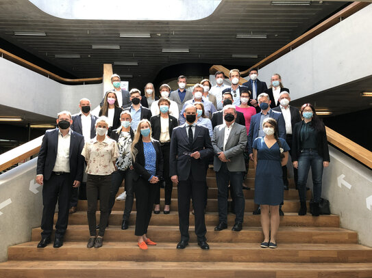 Präsenzteilnehmende der SAP Acedemic Community Conference 2021