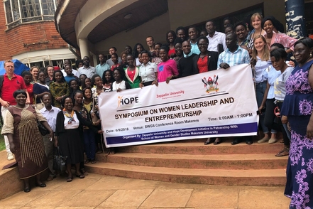 Participants of the LEIZ Symposium at Makerere University in Kampala, Uganda.