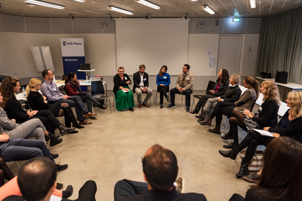 During workshops, the participants discussed various aspects of transcultural leadership in smaller groups.