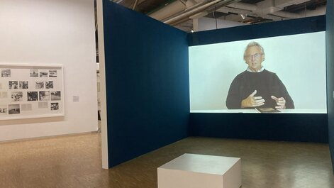 Die Dauerausstellung von Pierre Bourdieus Fotoarchiv im Centre Pompidou in Paris.