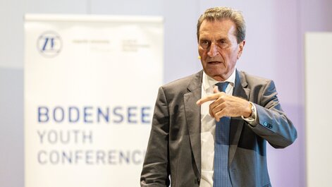 Günther H. Oettinger, ehem. EU-Kommissar und Ministerpräsident des Landes Baden-Württemberg