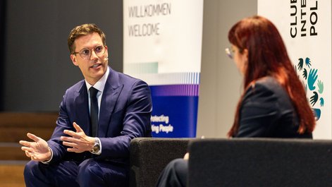 Maunel Hagel bei der Bodensee Youth Conference 2025