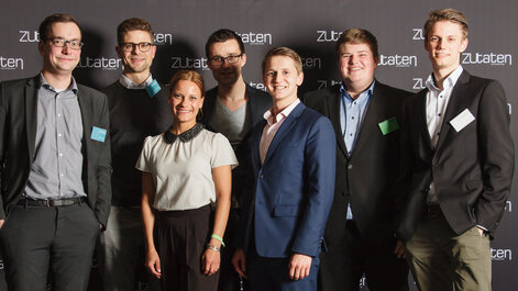 Johannes Volkmann im Organisationskommitee der ZUtagen-Karrieremesse, 2018