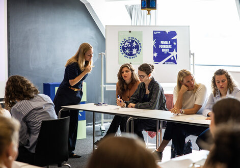 Dafür brauche ich viel Kapital: Darum dreht sich ein Workshop mit der Gründerin Francesca Barbera-Eckert.