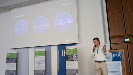 Jens Gessler präsentierte Ergebnisse des Forschungsprojekts Gaia-X 4Advanced Mobility Services