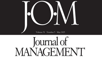 Neue Publikation im Journal of Management