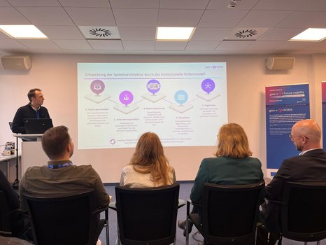 Hanspeter Rychlik präsentierte die Forschungsergebnisse des CfMs.