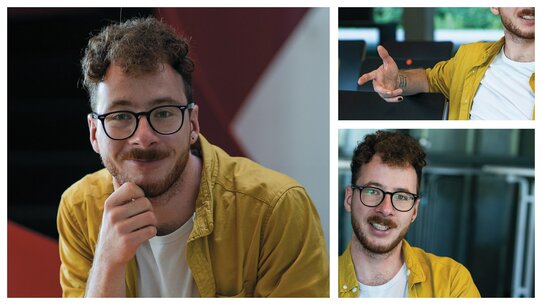 Matthias Eckman, PAIR-Student | Foto:ZU/Dennis Gladner