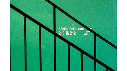 Ausschilderung von Seminarräumen
