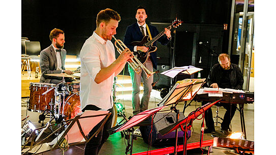 Auftritt der Luftschiffkapelle 