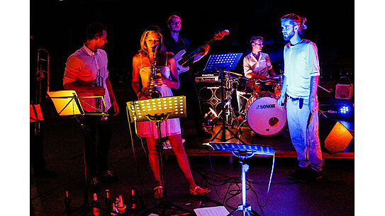 Auftritt der Luftschiffkapelle 