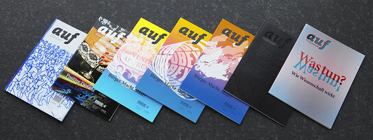 Die sieben Auflagen des Wissensmagazin für "Zwischenfragen"