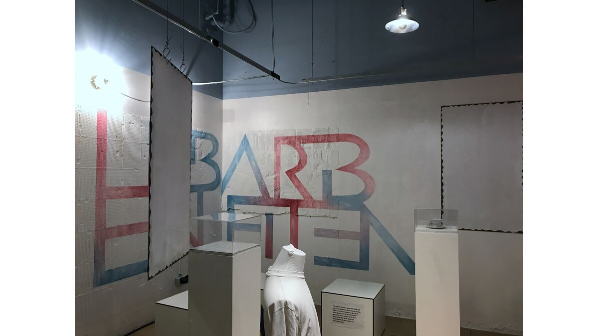 Archiv für Dezentrales, Installation der Künstlerin Luiza Margan im Rahmen des Seekultfestivals 2023 „Fluide Räume“, Foto: ZU,  Karen van den Berg