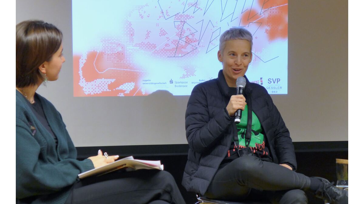 Symposium Angst, Ressentiment, Spaltung - Talk mit Candice Breitz Foto: Karen van den Berg