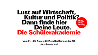 Lernen statt Ferien: Virtuelle Schülerakademie