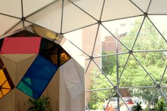 Philadelphia Assembled, Toward Sanctuary Dome at Jefferson Plaza, Philadelphia 2017, photo by Zein Nakhoda