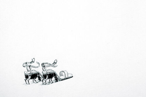Sandra Boeschenstein (CH), when is the frame smaller when the picture is larger, 2009