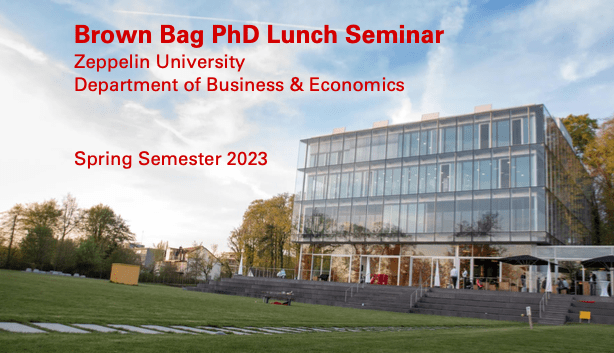Brown Bag Phd Lunch Seminar - invitation