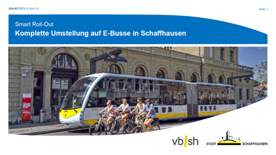 Einführung einer E-Busflotte in Schaffhausen