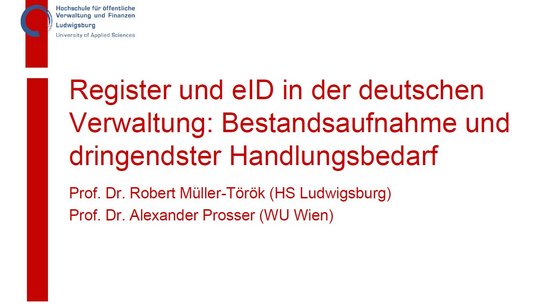 Robert Müller-Török: Register und eID in der deutschen Verwaltung