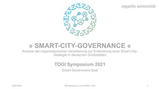 Jens Mößle: Smart-Cuty-Governance