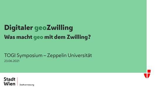 Kordasch, Lehner: Digitaler geoZwilling