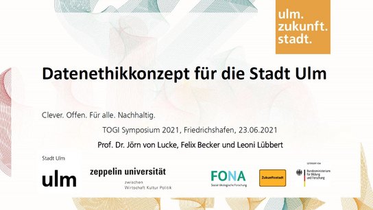 Jörn von Lucke: Datenethikkonzept für die Stadt Ulm