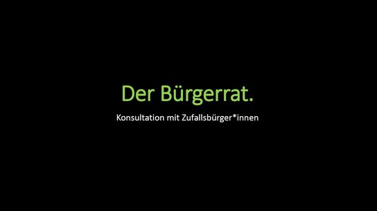 Der Bürgerrat