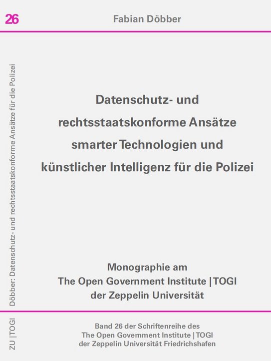 Cover TOGI Schriftenreihe Band 26