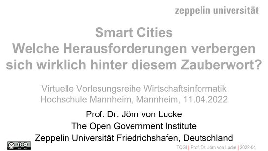 Smart Cities - Welche Herausforderungen verbergen sich wirklich hinter diesem Zauberwort?