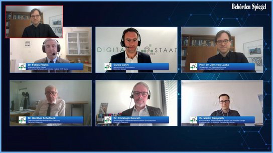 Video der Online-Diskussion zu Leitlinien für KI in Parlamenten