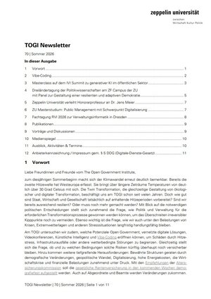 TOGI Newsletter