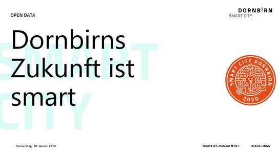 Dornbirns Zukunft ist smart