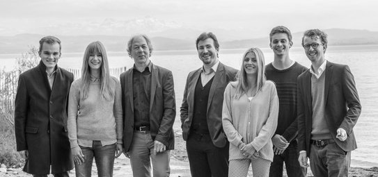 v.l.n.r.: Felix Lennart Hake, Dipl.-Soz. Luise Heinz, Prof. Dr. Udo Göttlich, Dr. phil Martin R.  Herbers, Julie Göllner, Falk Stratenwerth-Neunzig, Robert Pehla