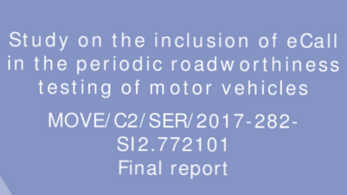 Study on the inclusion of eCall in the periodic roadworthiness testing of motor vehicles veröffentlicht
