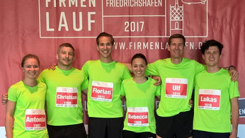 Lehrstuhl Public Management &amp; Public Policy erfolgreich beim Friedrichshafener Firmenlauf 2017
