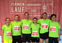 Lehrstuhlteam beim Firmenlauf 2017 
