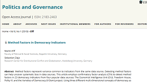 Beitrag von Martin Elff und Sebastian Ziaja in Politics and Governance erschienen.