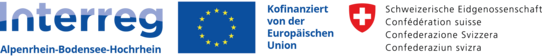 Logo des EU-Förderprogramms „Interreg VI Alpenrhein-Bodensee-Hochrhein"