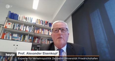 Prof. Dr. Eisenkopf in ZDF heute